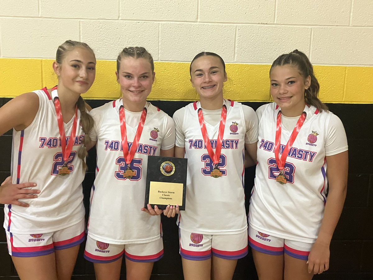 Congrats to this Fairland 4some on winning their AAU tournament this weekend in Scioto County