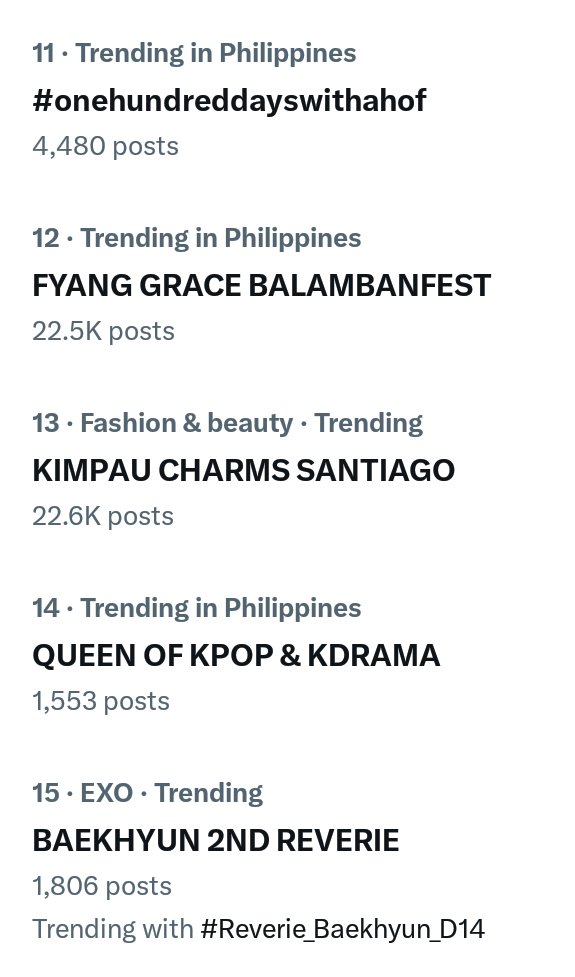 Thirteen spot! Ipasok natin sa
Top ten mga KimPaus!!! Thanks

KIMPAU CHARMS SANTIAGO
KIMPAU CHARMS SANTIAGO

#KimPauAtBalambanFestival 
#KimPauAtBalambanFestival