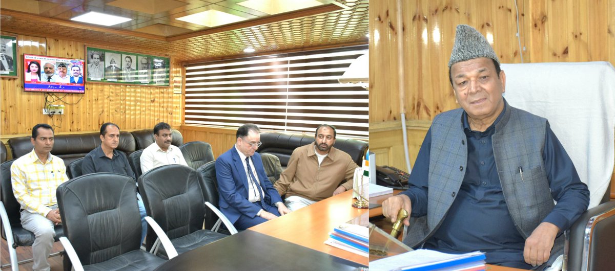 Information & PR, J&K (@diprjk) on Twitter photo Speaker Abdul Rahim Rather visits Srinagar Assembly Complex, reviews office functioning, stresses professionalism, punctuality & smooth operations. Assesses facilities, record transfer post-Jammu Budget session. #JammuAndKashmir #Srinagar #Assembly
<a href="/CM_JnK/">Office of Chief Minister, J&K</a> <a href="/DDNewslive/">DD News</a> Speaker Abdul Rahim Rather visits Srinagar Assembly Complex, reviews office functioning, stresses professionalism, punctuality & smooth operations. Assesses facilities, record transfer post-Jammu Budget session. #JammuAndKashmir #Srinagar #Assembly
<a href="/CM_JnK/">Office of Chief Minister, J&K</a> <a href="/DDNewslive/">DD News</a>