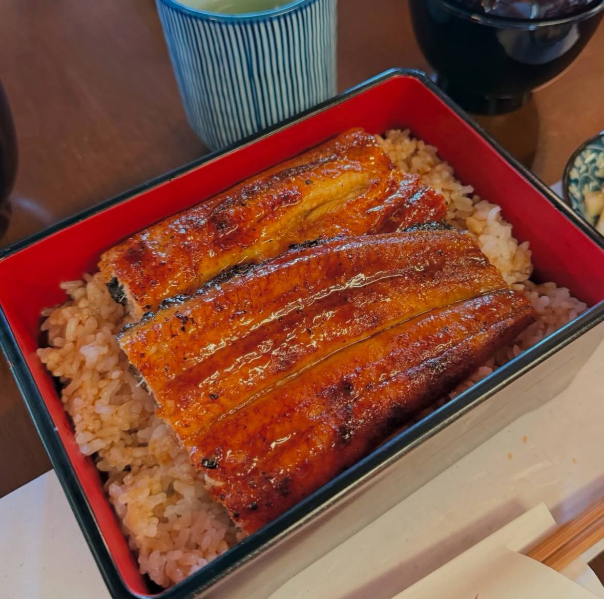 ミシュランの鰻屋にて