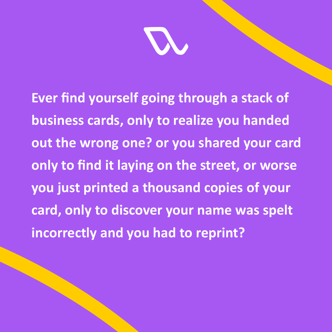 Vcard_env's tweet photo. Take your networking to a different level with Vcard
No more paper printing ever again
#networking #paperlessjourney #tech #innovation #explorepage #explore #service https://t.co/8QwIOdqb4z
