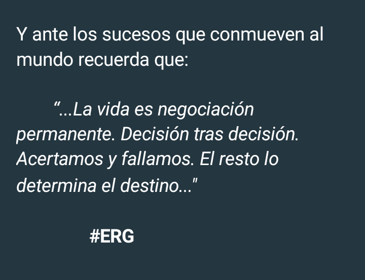 asaglimbeni's tweet photo. @Edurodriguezg
#ERG
#ATiempo
#ATiempoNoticias
#SaludoPlanetario
#Negociacion
#Decision
#Acertar
#Fallar https://t.co/vy6TiLV47t
