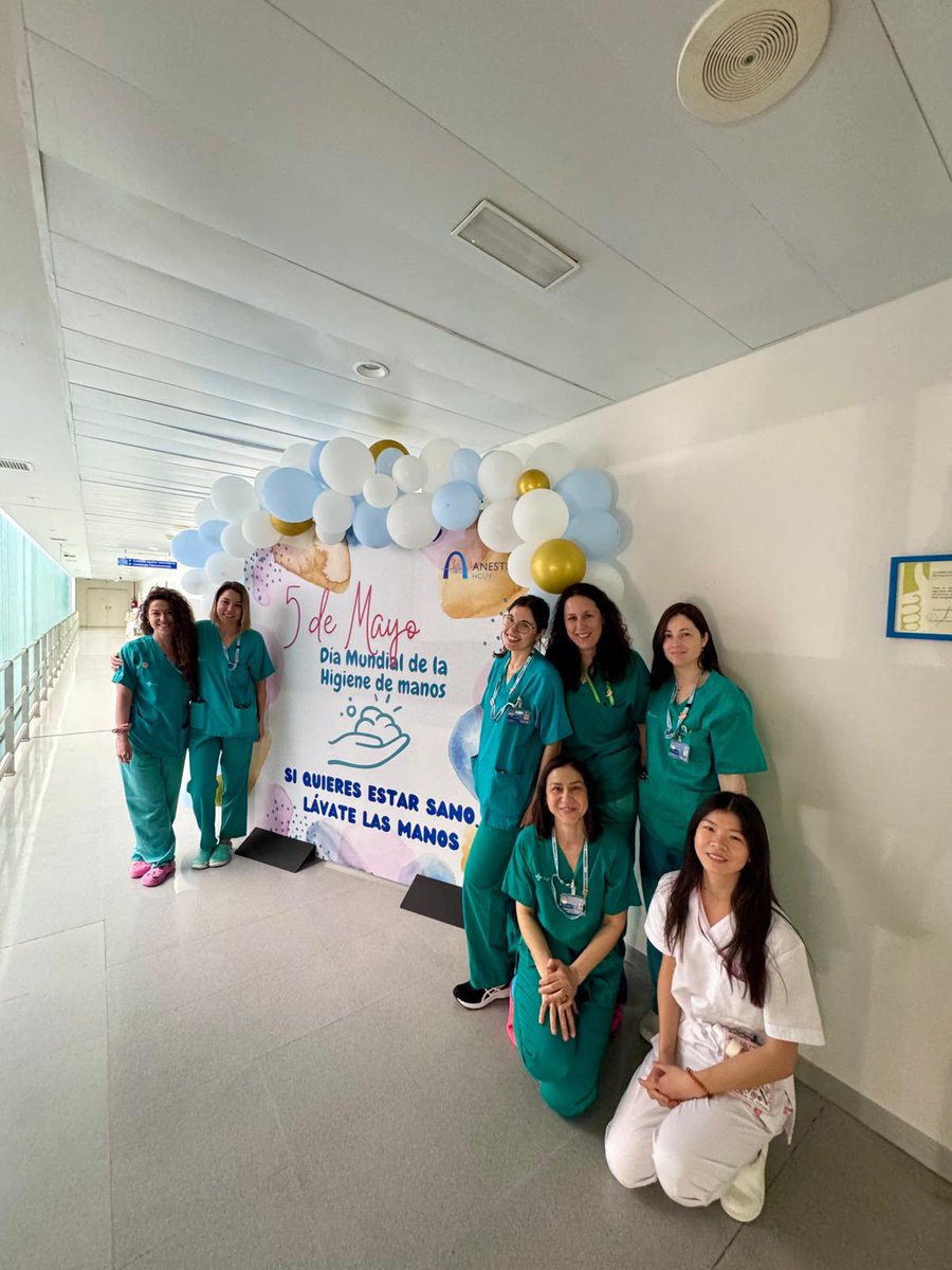 ANESTESIA HCUV (@anestesiahcuv) on Twitter photo ¡Un año más <a href="/AnestesiaHCUV/">ANESTESIA HCUV</a> celebra el Día Mundial de la Higiene de Manos! Un gesto tan simple SALVA VIDAS . Prevenir infecciones está ¡en nuestras manos👏🖖! ¡Únete, cuida y protege!#anestesiaclinico ¡Un año más <a href="/AnestesiaHCUV/">ANESTESIA HCUV</a> celebra el Día Mundial de la Higiene de Manos! Un gesto tan simple SALVA VIDAS . Prevenir infecciones está ¡en nuestras manos👏🖖! ¡Únete, cuida y protege!#anestesiaclinico
