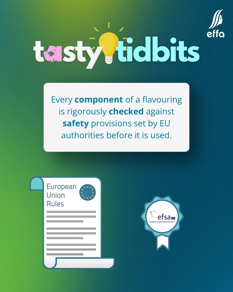 ✅🔍 Every component of a flavouring is rigorously checked against safety provisions set by EU authorities before it can be used.
Safety and quality are always the top priority - so you can enjoy every bite with confidence! 🍽️

Want to discover more about flavourings? Watch our
