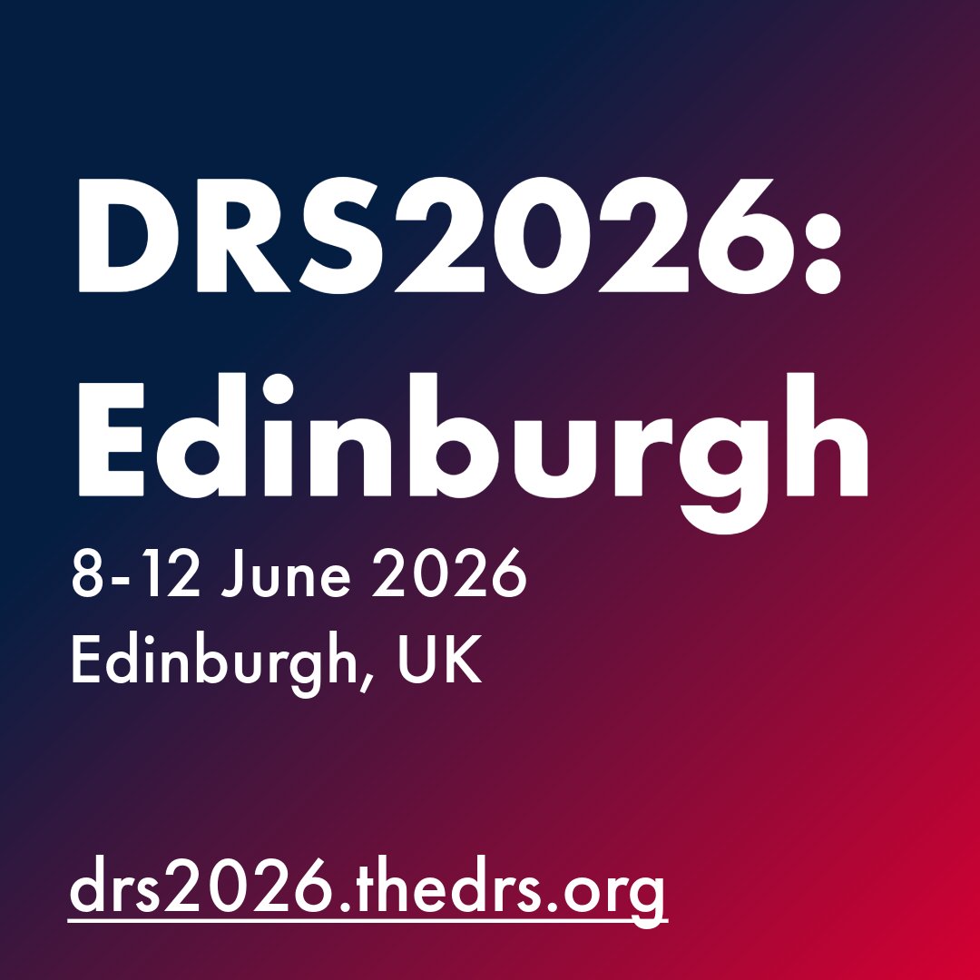 Don't forget to sign up for the latest updates about DRS2026: Edinburgh at drs2026.thedrs.org.