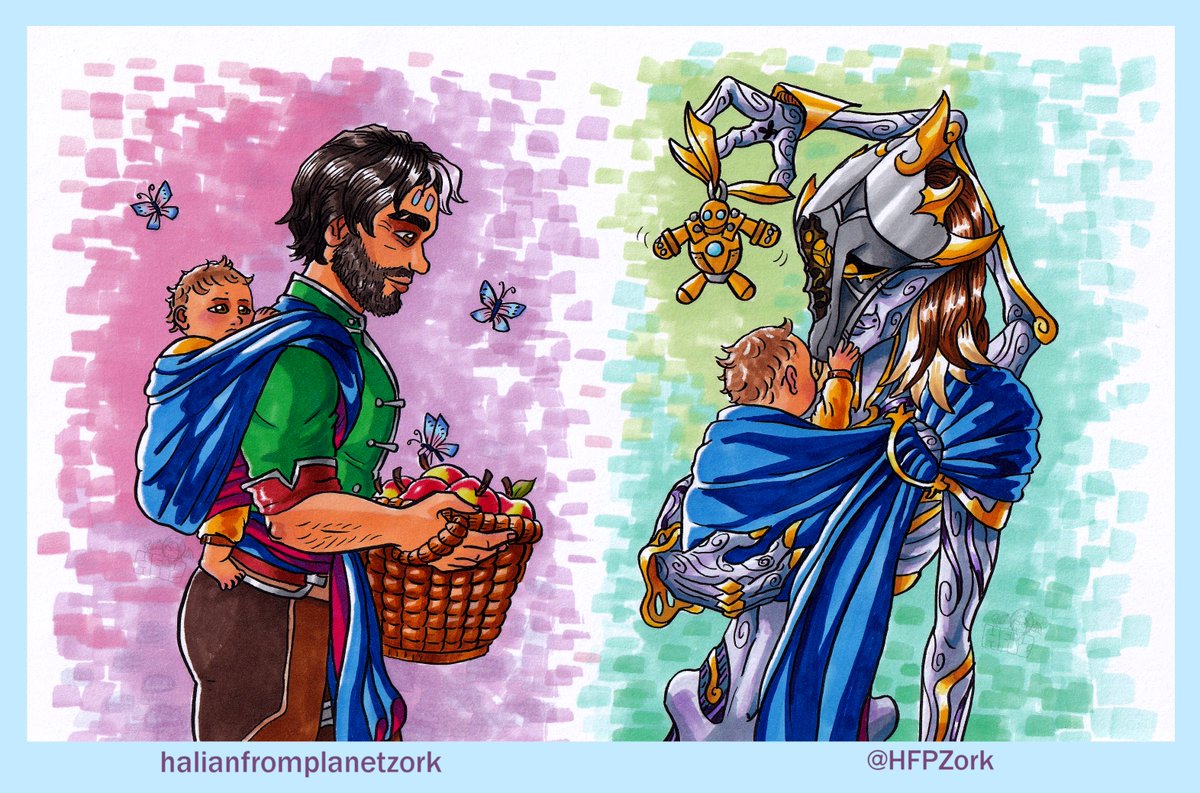 Repurposing the blanket as a baby wrap. 
#arcane #jayvik #jaycetalis #viktorarcane #aracneherald #bugwife #blitzcrank