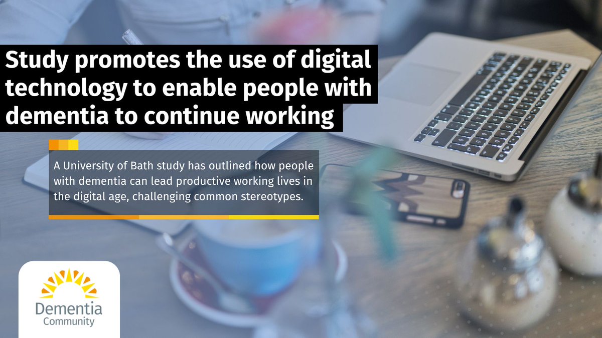 Dementia Community (@jdementiacare) on Twitter photo A <a href="/UniofBath/">University of Bath</a> study entitled ‘Working lives with dementia: A digital futures perspective’ has outlined how people w/ #dementia can enjoy productive and rewarding working lives in the digital era.
Read More: buff.ly/EiLVrvN A <a href="/UniofBath/">University of Bath</a> study entitled ‘Working lives with dementia: A digital futures perspective’ has outlined how people w/ #dementia can enjoy productive and rewarding working lives in the digital era.
Read More: buff.ly/EiLVrvN