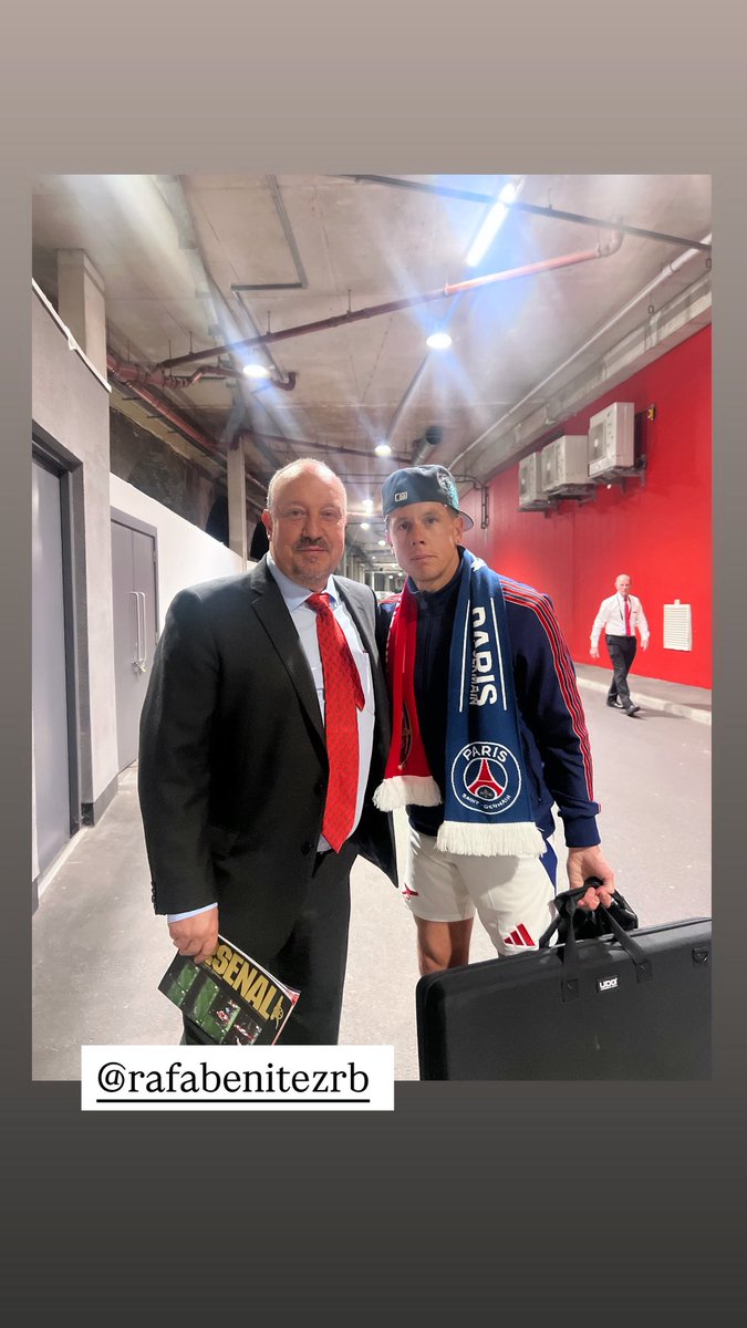 Emirates was buzzing pre match on Tuesday🎧 Rafa was a complete gentleman🫡