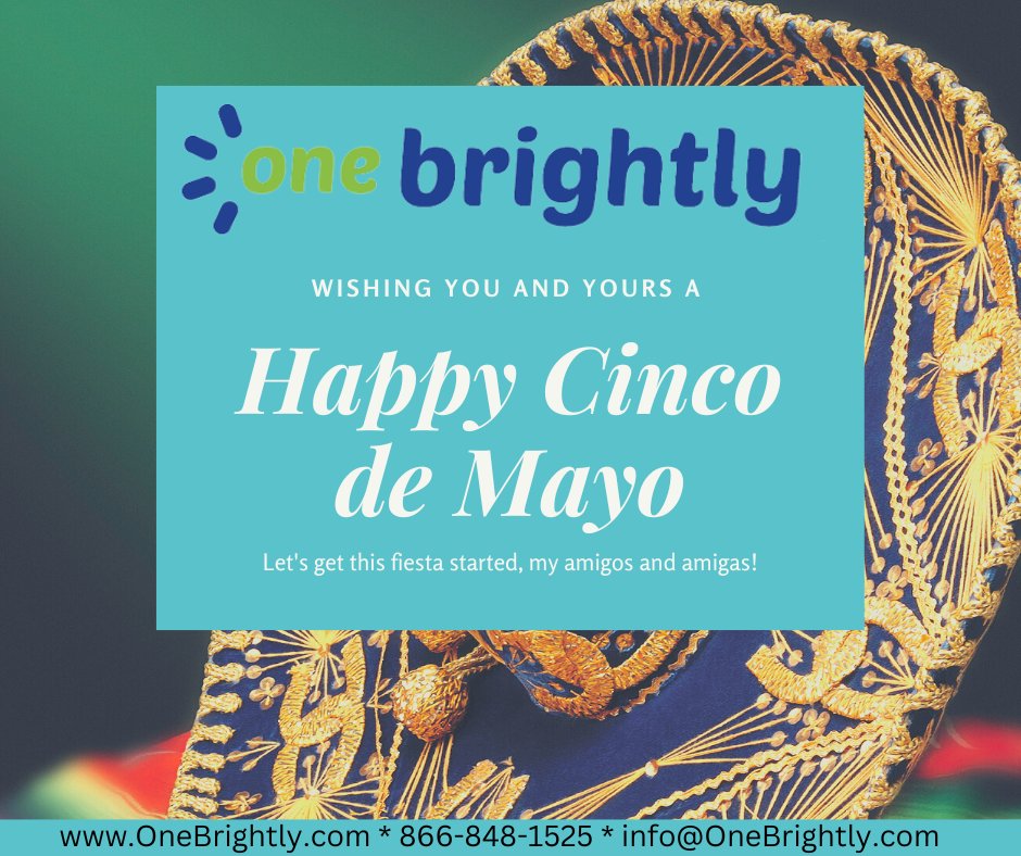 #Today is Cinco de Mayo! Celebrate!
onebrightly.com
#software #tech #business #apps #CincoDeMayo #Mexico