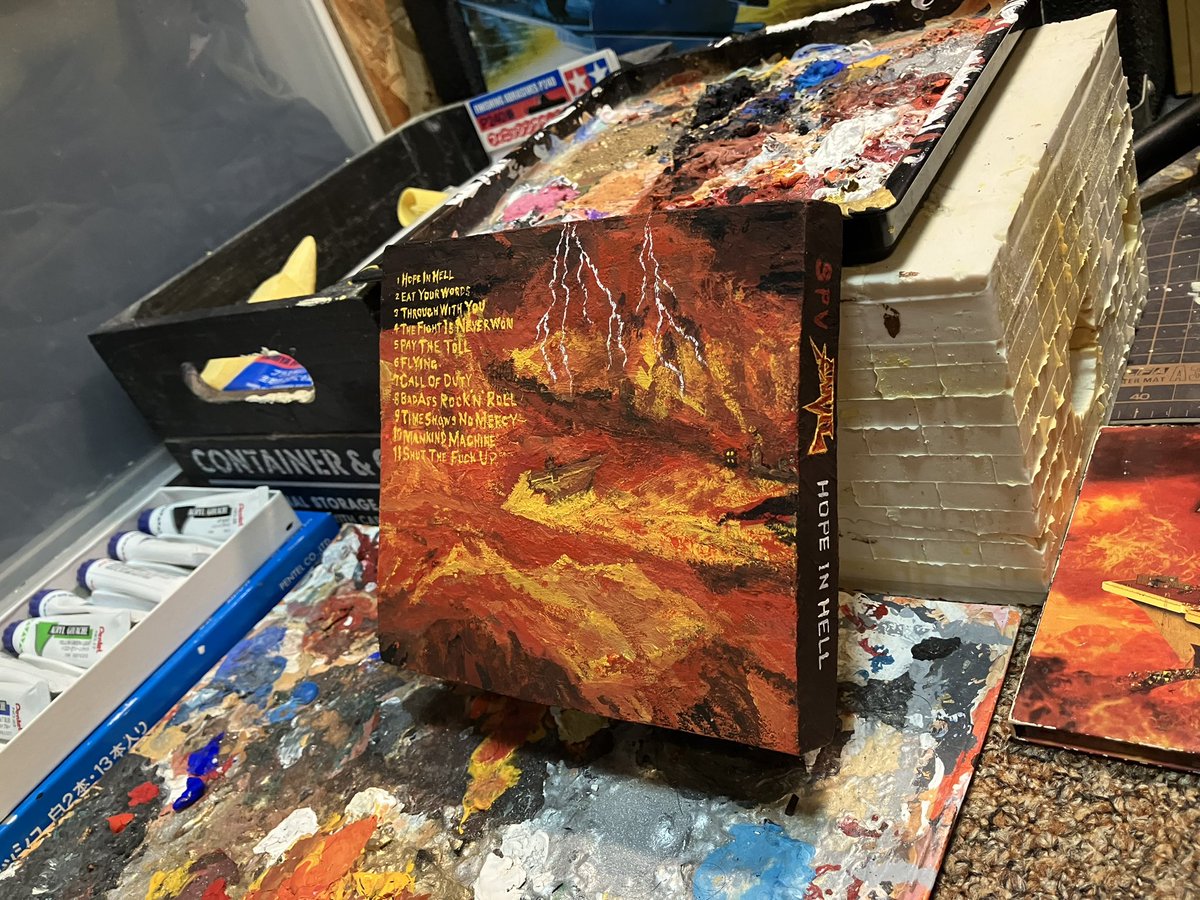 yujiiji2's tweet photo. Hope in Hell 3D album sculpture Completed!
Hope in Hell...!
#ANVIL #sculpture #HOPEINHell https://t.co/VKzT9Gl83D