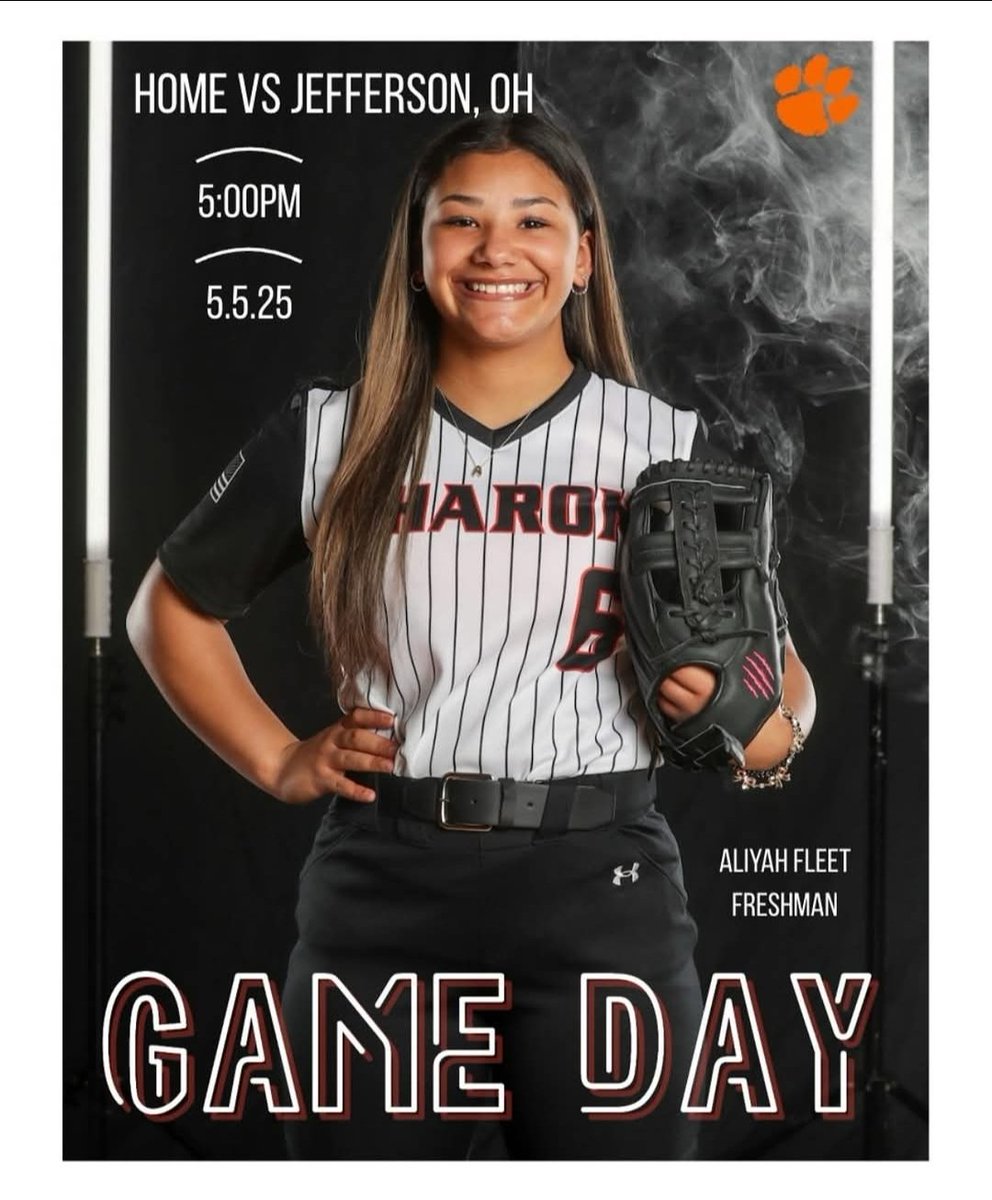 GAME DAY @ HOME! 

⌚ - 5PM vs Jefferson, OH 

🏠 - @ Wengler Field 

Let's Go Tigers!