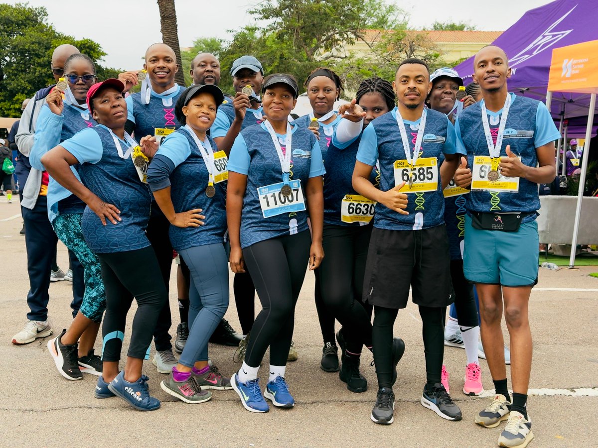 Botswana Harvard Health Partnership (@aidsharvard) on Twitter photo ๐๐ฝโโ๏ธ๐๐ฝโโ๏ธ Team BHP showed up and showed off at the Diacore Gaborone Marathon 2025! From start to finish, our staff brought the energy, unity, and spirit of wellness. Thank you to everyone who participated and supported, together, we ran for a cause and celebrated the BHP community ๐ ๐๐ฝโโ๏ธ๐๐ฝโโ๏ธ Team BHP showed up and showed off at the Diacore Gaborone Marathon 2025! From start to finish, our staff brought the energy, unity, and spirit of wellness. Thank you to everyone who participated and supported, together, we ran for a cause and celebrated the BHP community ๐