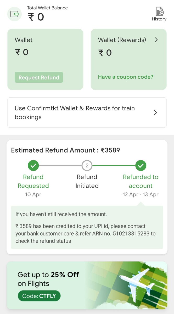Ravindra0123793's tweet image. ---

@IRCTCofficial @RailMinIndia @DoC_GoI @GoI_MeitY @consumerforum_ @Confirmtkt @TheOfficialSBI 
SBI और ConfirmTkt जैसी प्रतिष्ठित संस्थाओं से यह उम्मीद नहीं थी।
आम जनता की कमाई ऐसे सिस्टम में उलझ जाए,क्या यही डिजिटल इंडिया है?
#DigitalIndia  #ConsumerRights #CommonManVoice