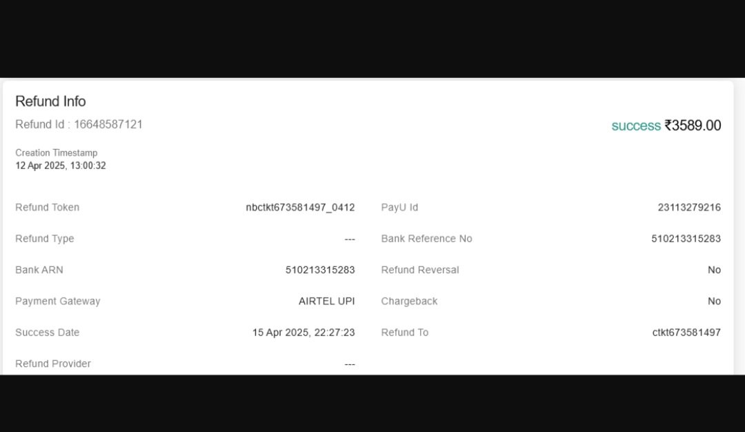 Ravindra0123793's tweet image. ---

@IRCTCofficial @RailMinIndia @DoC_GoI @GoI_MeitY @consumerforum_ @Confirmtkt @TheOfficialSBI 
SBI और ConfirmTkt जैसी प्रतिष्ठित संस्थाओं से यह उम्मीद नहीं थी।
आम जनता की कमाई ऐसे सिस्टम में उलझ जाए,क्या यही डिजिटल इंडिया है?
#DigitalIndia  #ConsumerRights #CommonManVoice