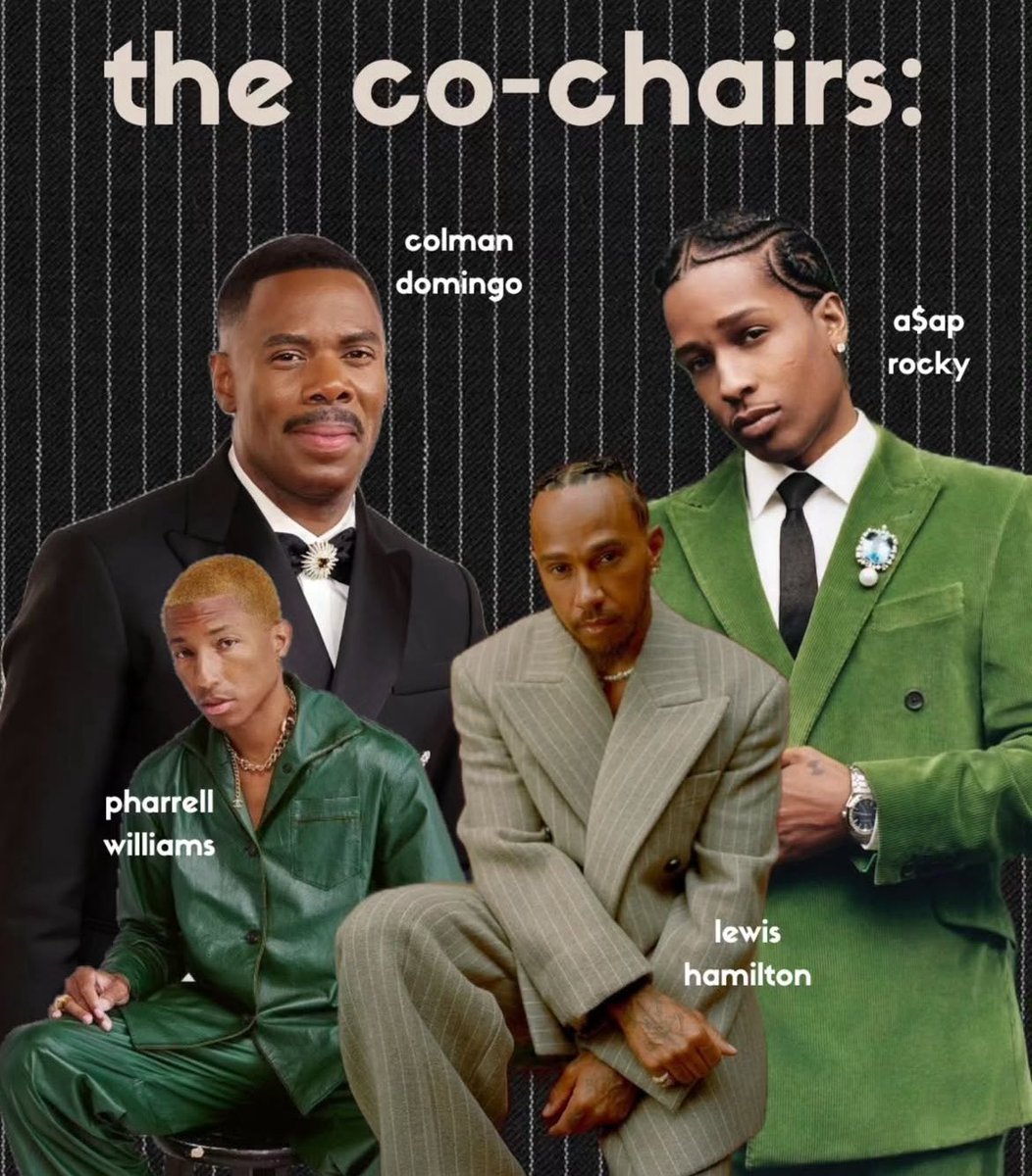 Attendees might look to Met Gala co-chairs Colman Domingo, Lewis Hamilton, A$AP Rocky, and Pharrell Williams—along with honorary chair LeBron James—for inspiration 

See you all on the Red Carpet!!
