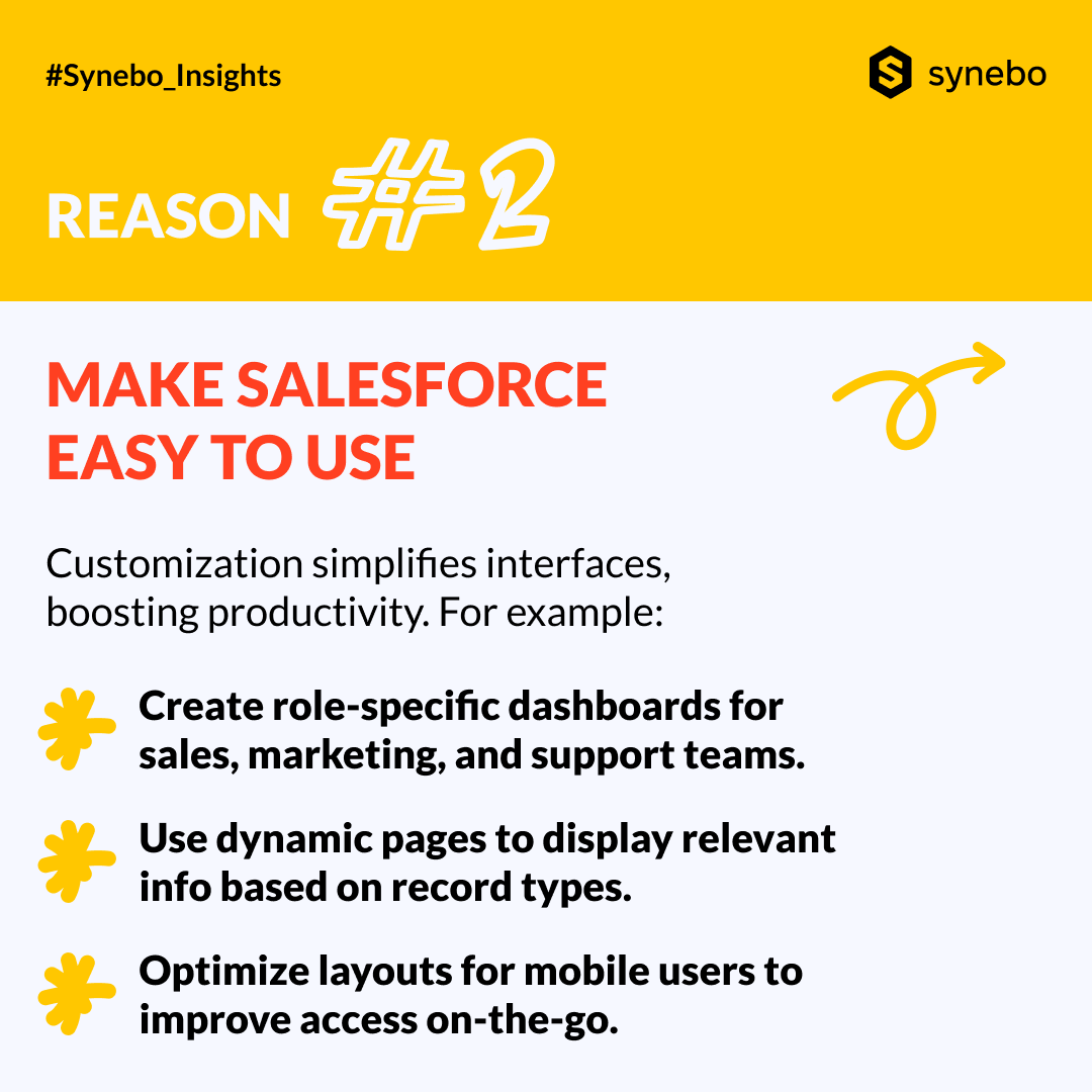 synebo's tweet image. 🔧 #SalesforceCustomization bridges the gap between a good system and one that truly works for you.
At #Synebo, our #SalesforceAdmins align Salesforce with your business needs. Let’s talk: synebo.io/services/sales…