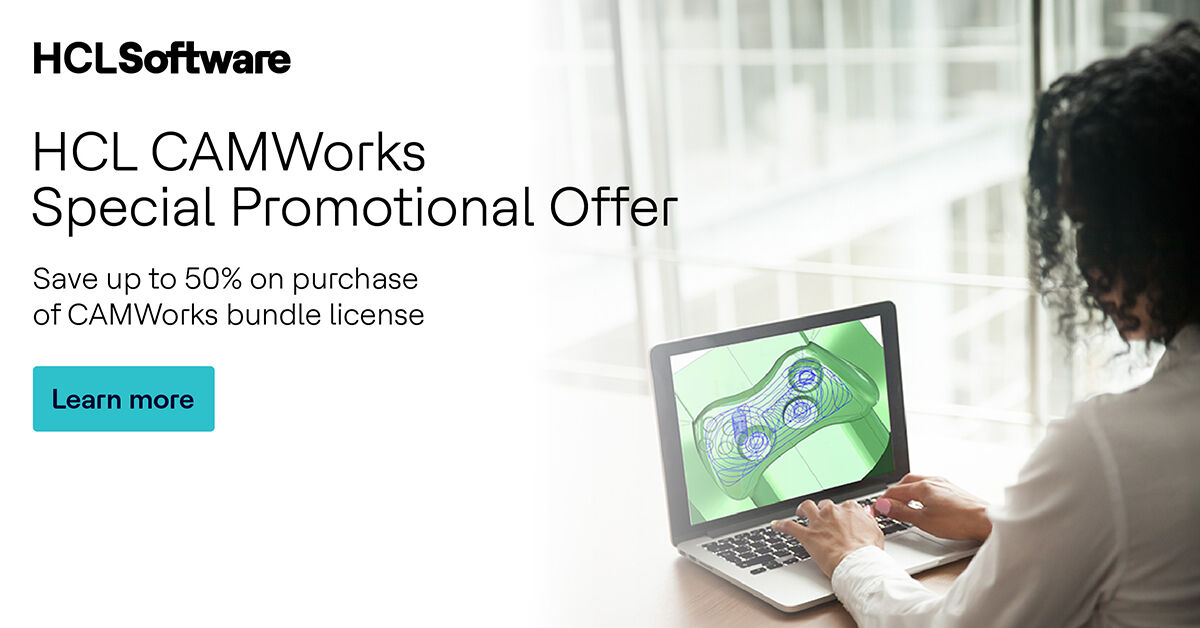 CAMWorks's tweet image. Reduce machining cycle time with integrated #CADCAM and the advanced #CNCprogramming. Grab the special #HCLCAMWorks offer – Save up to 50% on CAMWorks bundle license!
Offer expires on May 30, 2025. Get a quote here camworks.com/camworks-offer/