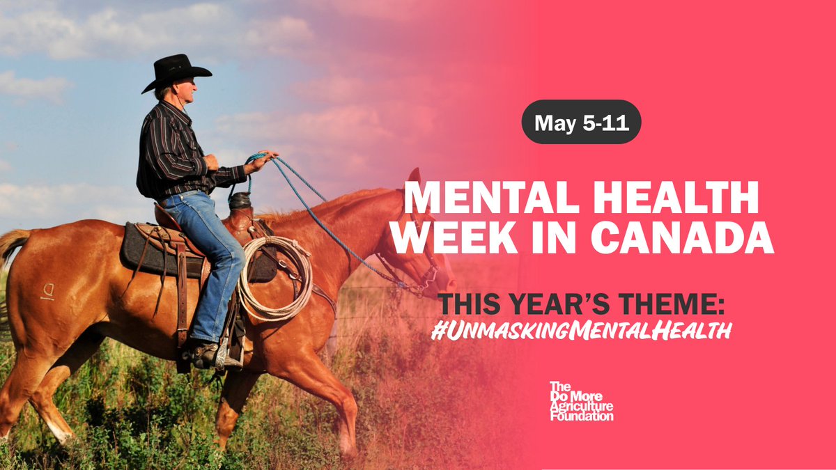 It’s #MentalHealthWeek in Canada (May 5–11).
This year’s theme? #UnmaskingMentalHealth.

Farmers often feel they need to stay silent — and we’re here to say: you’re not alone. Let’s build a culture of care.

Learn more → hubs.ly/Q03kLHJz0

#MentalHealthWeek #FarmerWellness