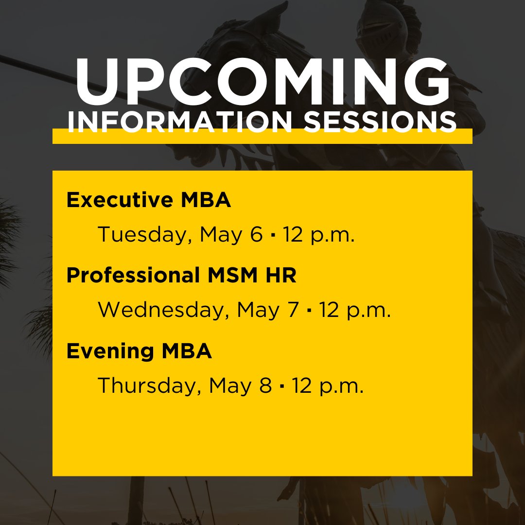 Join us for one of our virtual information sessions this week! 💻 

Get your questions answered in time for the July 1 application deadline.

Register here: bit.ly/3bGhM6h