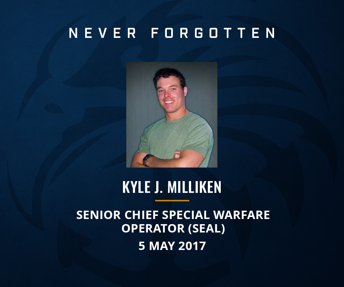 Today, we honor and remember Senior Chief Special Warfare Operator (SEAL) Kyle Milliken, who was killed in action on May 5, 2017, in Somalia.

#NavySEALFoundation