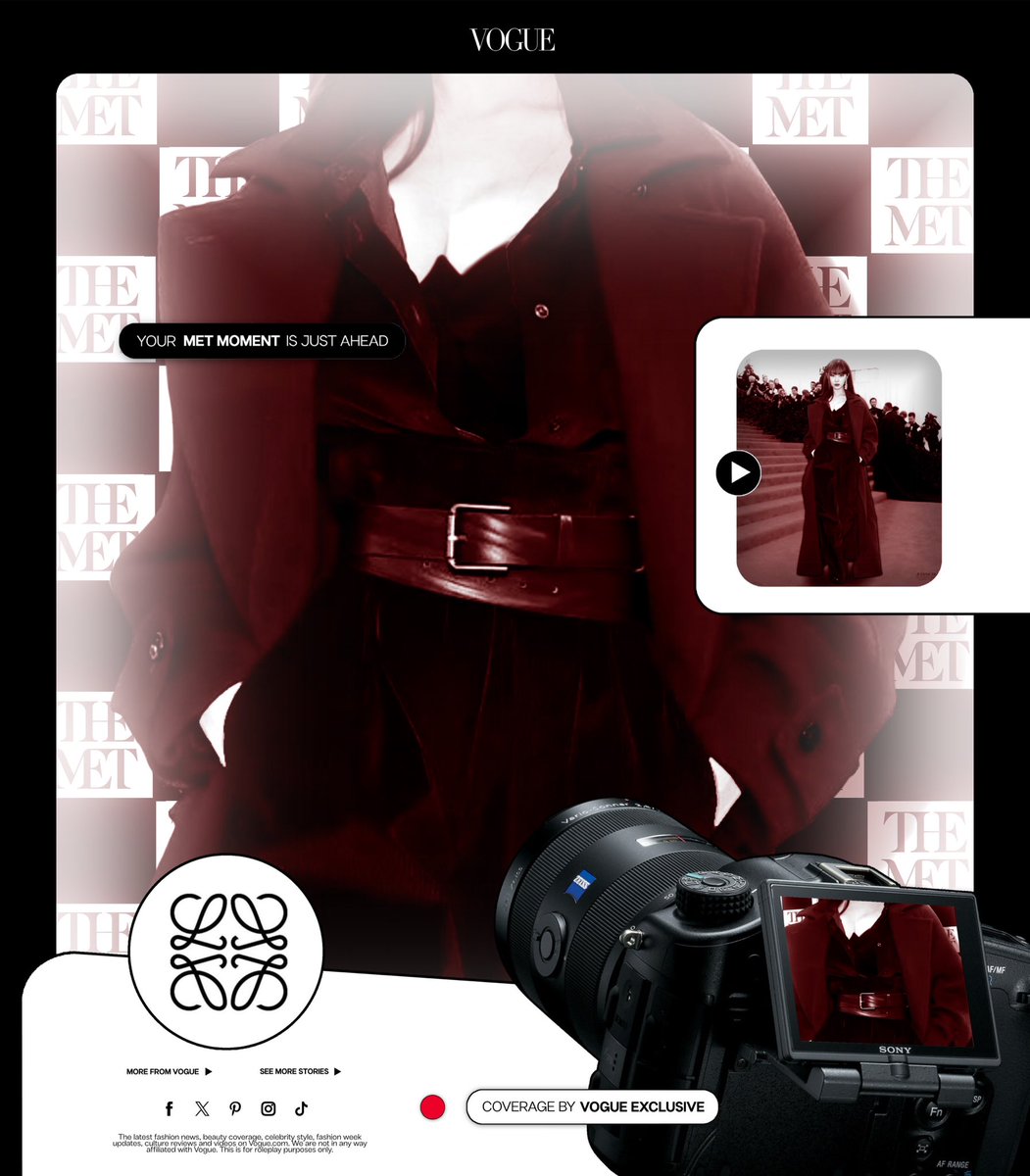 ㅤㅤ

               A  KISS  𝗢𝗡  THE  S͟P͟O͟T͟L͟I͟G͟H͟T͟.̲ 
               ⤷  CROIX  SPOTTED  AT  MET  .ᐣ
              40.7794° N, 73.9632° W 、20:00
              #CROIXforLOEWE #COPYCATZ  
             #THECRIMSONLIT #VMetGala2025 

ㅤㅤ