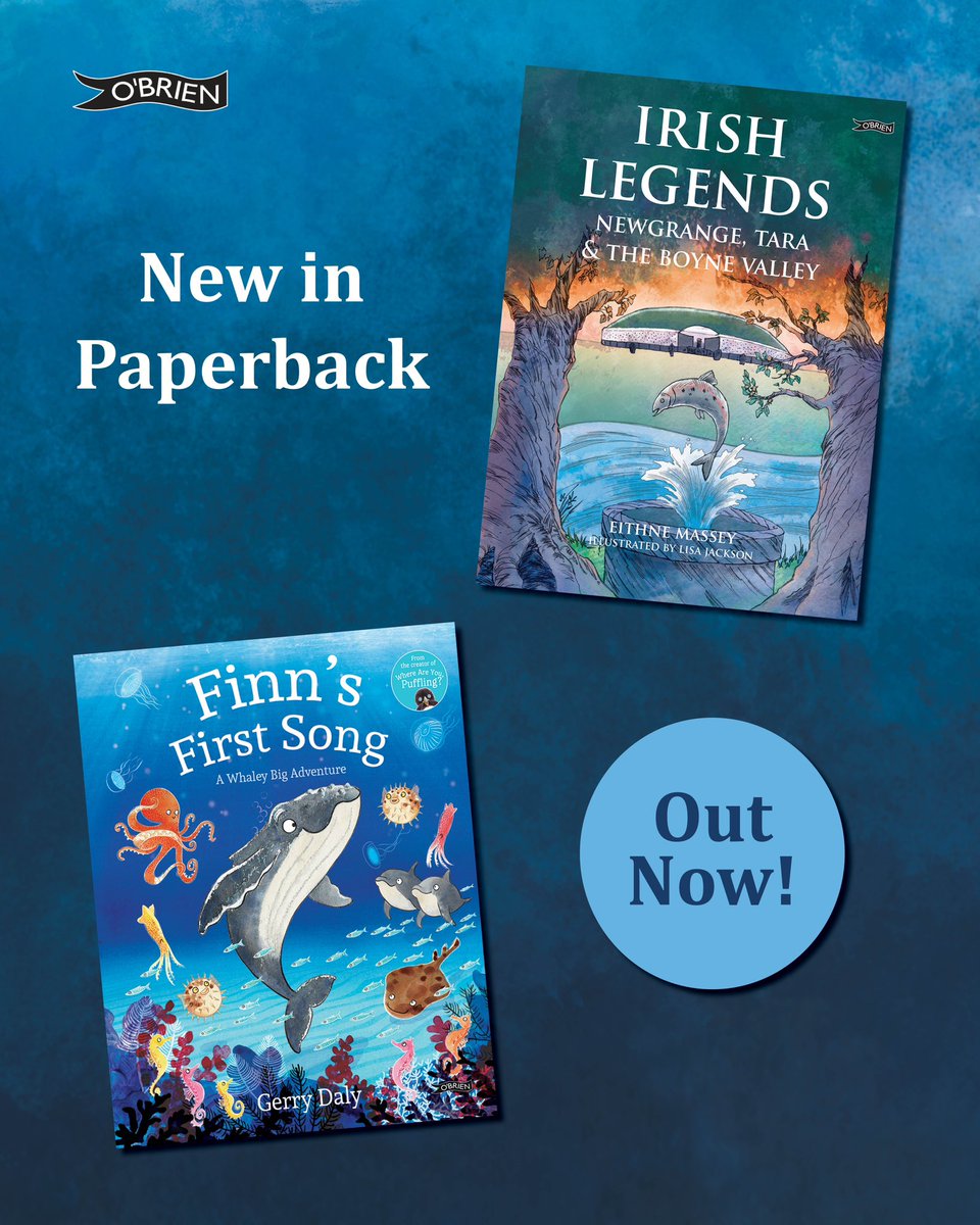 The O'Brien Press (@obrienpress) on Twitter photo âFinnâs First Songâ and âIrish Legends: Newgrange, Tara & The Boyne Valleyâ are now coming to you in a brand-new paperback format!
Â
Now available in bookshops!
Â
Thank you to <a href="/artscouncil_ie/">The Arts Council / An Chomhairle EalaĂon</a> for their help in making these publications possible. âFinnâs First Songâ and âIrish Legends: Newgrange, Tara & The Boyne Valleyâ are now coming to you in a brand-new paperback format!
Â
Now available in bookshops!
Â
Thank you to <a href="/artscouncil_ie/">The Arts Council / An Chomhairle EalaĂon</a> for their help in making these publications possible.