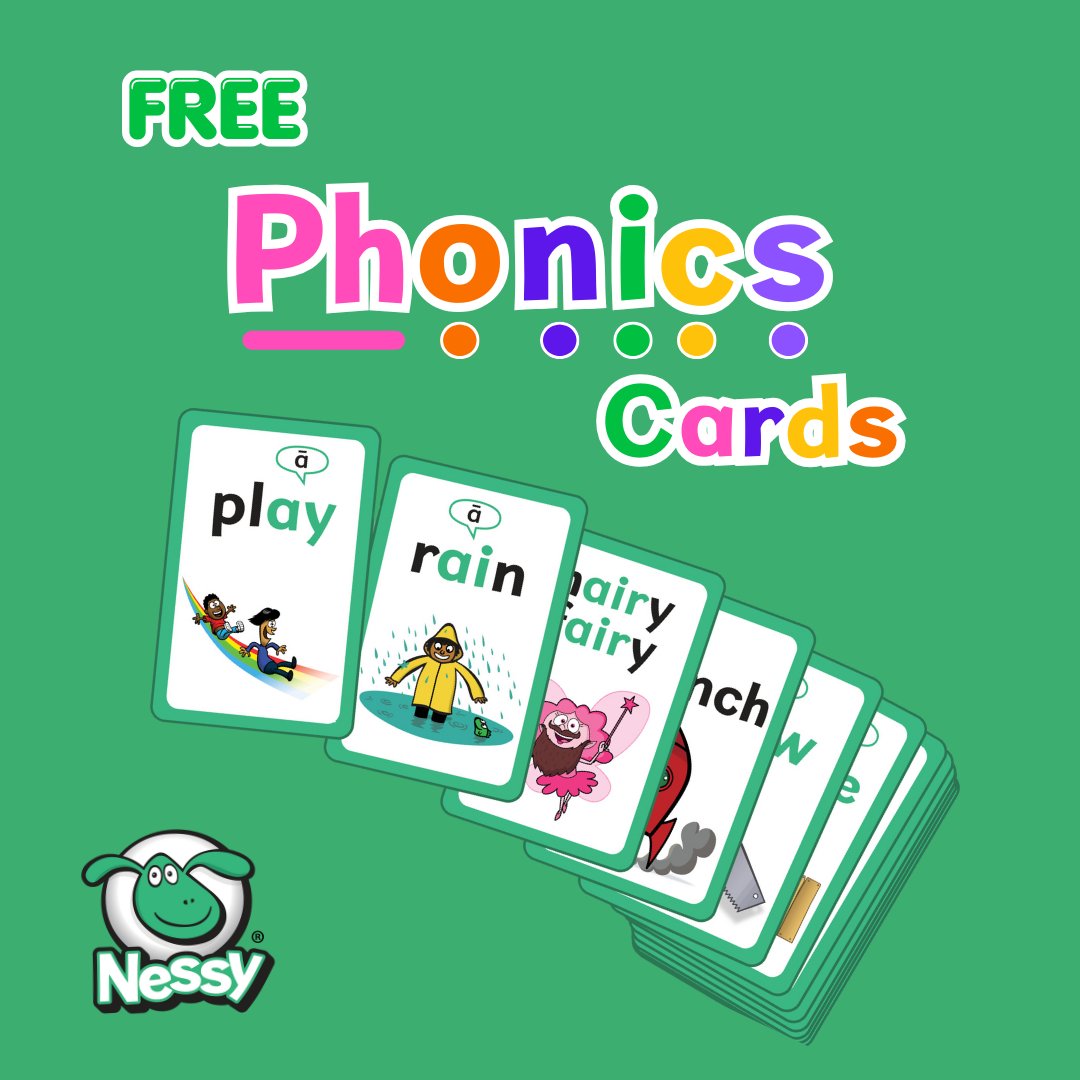 NessyLearning's tweet image. Did you know there are more than 40 different sounds (phonemes) in English? The Nessy Phonic Sound pack is a great way to learn them!

Download your own pack today for free 💚
UK English: bitl.to/4SxQ
US English: bitl.to/4SxS