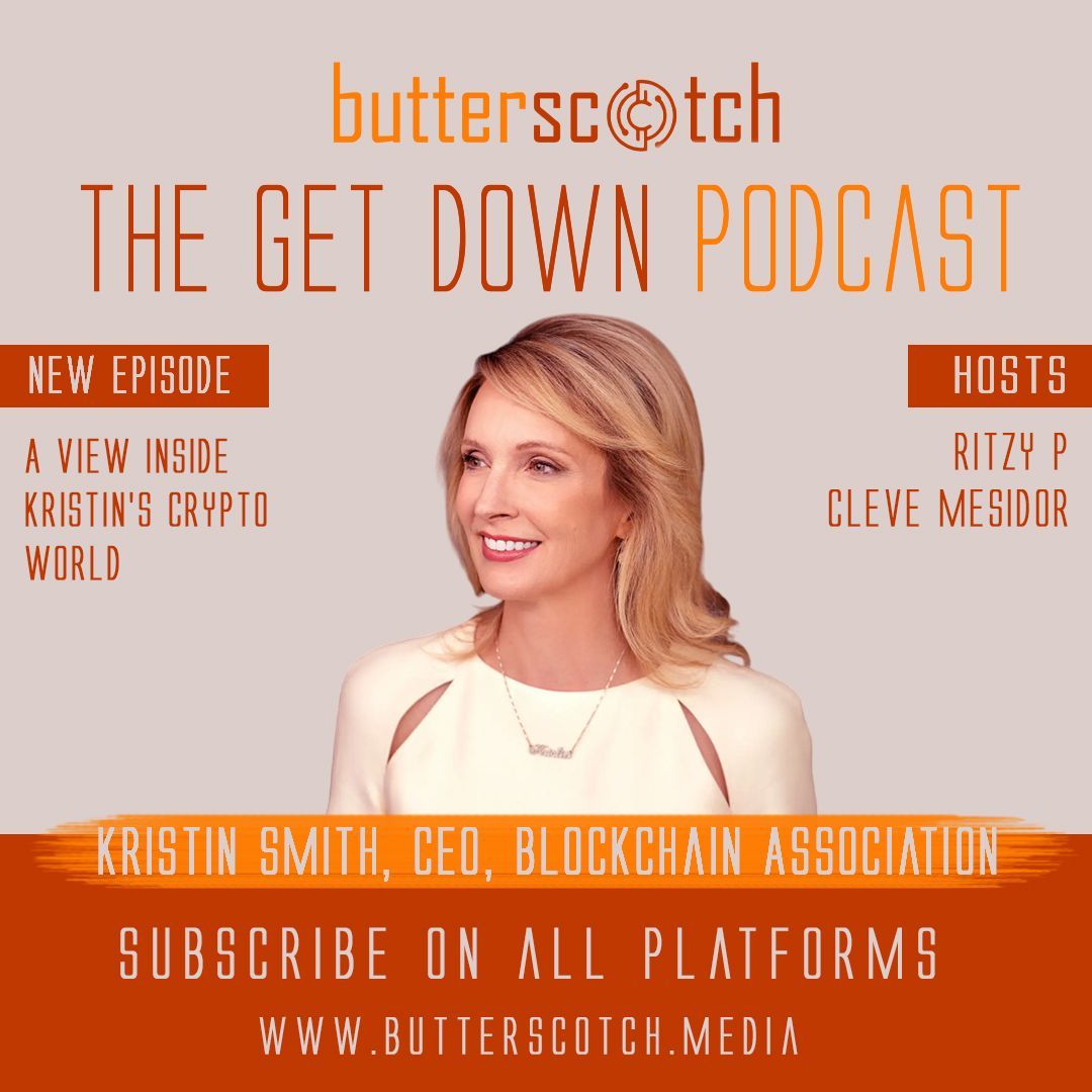 butterscotch Media (@butterscotch360) on Twitter photo 🎙️New Episode Drops Tomorrow
Tune in on Tues, 5/6 for a lively conversation with <a href="/BlockchainAssn/">Blockchain Association</a> CEO <a href="/KMSmithDC/">Kristin Smith</a> about her adventures in the blockchain & cryptocurrency space.
Subscribe to “The Get Down: Beyond Bitcoin” on your fave podcast platform.
butterscotch.Media 🎙️New Episode Drops Tomorrow
Tune in on Tues, 5/6 for a lively conversation with <a href="/BlockchainAssn/">Blockchain Association</a> CEO <a href="/KMSmithDC/">Kristin Smith</a> about her adventures in the blockchain & cryptocurrency space.
Subscribe to “The Get Down: Beyond Bitcoin” on your fave podcast platform.
butterscotch.Media