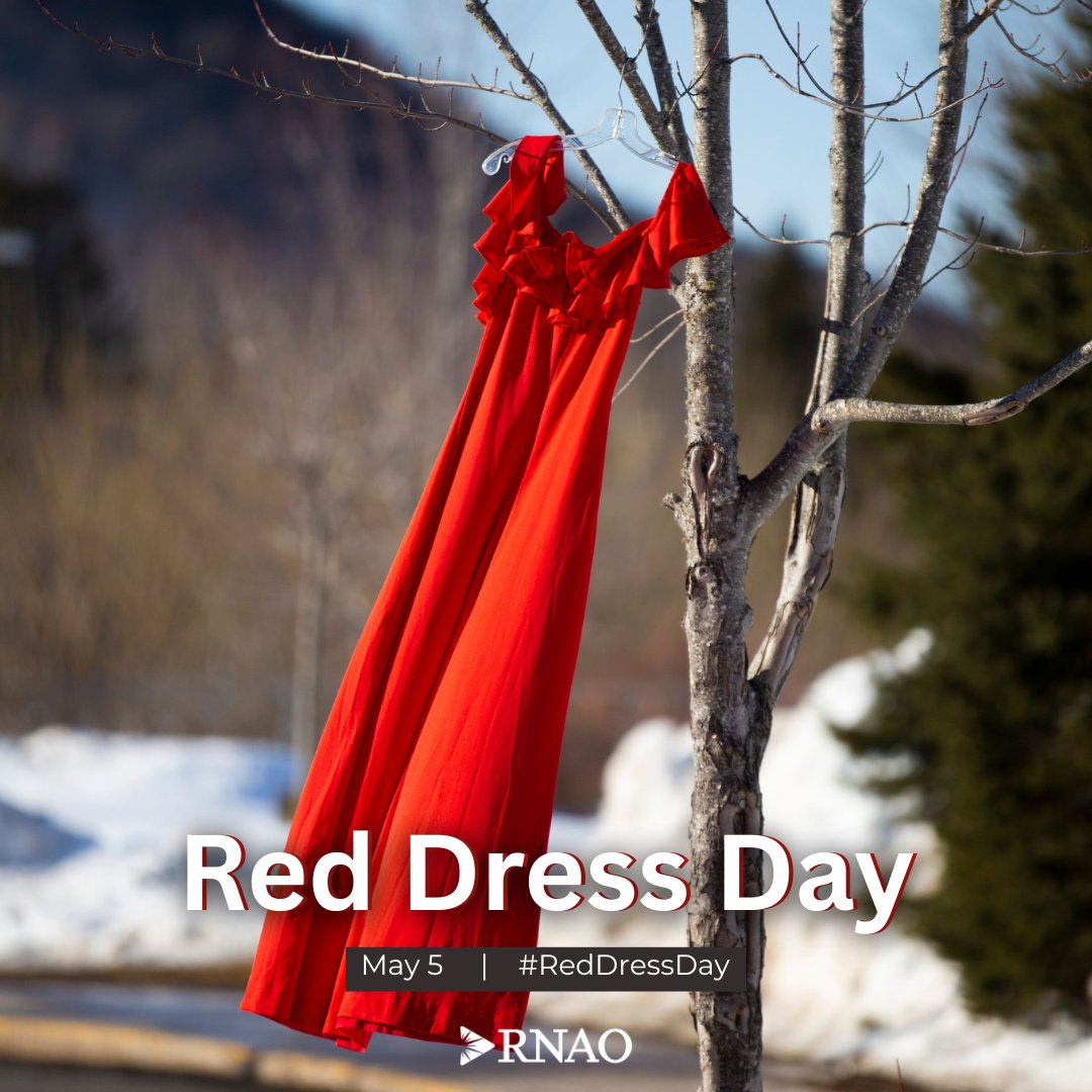On #RedDressDay, nurses call on the fed gov't to implement the Calls for Justice of the National Inquiry into Missing &amp; Murdered Indigenous Women, Girls &amp; #2SLGBTQI+ Peoples. #MMIWG #NoMoreStolenSisters

<a href="/INAIG_RNAO/">INAIG</a>