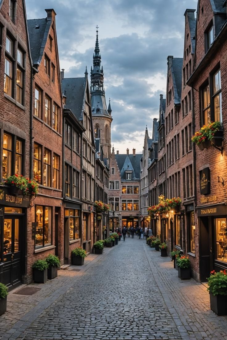 14. Ghent, Belgium — A city with a rich medieval heritage, including the Gravensteen Castle and the Saint Bavo’s Cathedral, home to the famous Ghent Altarpiece.