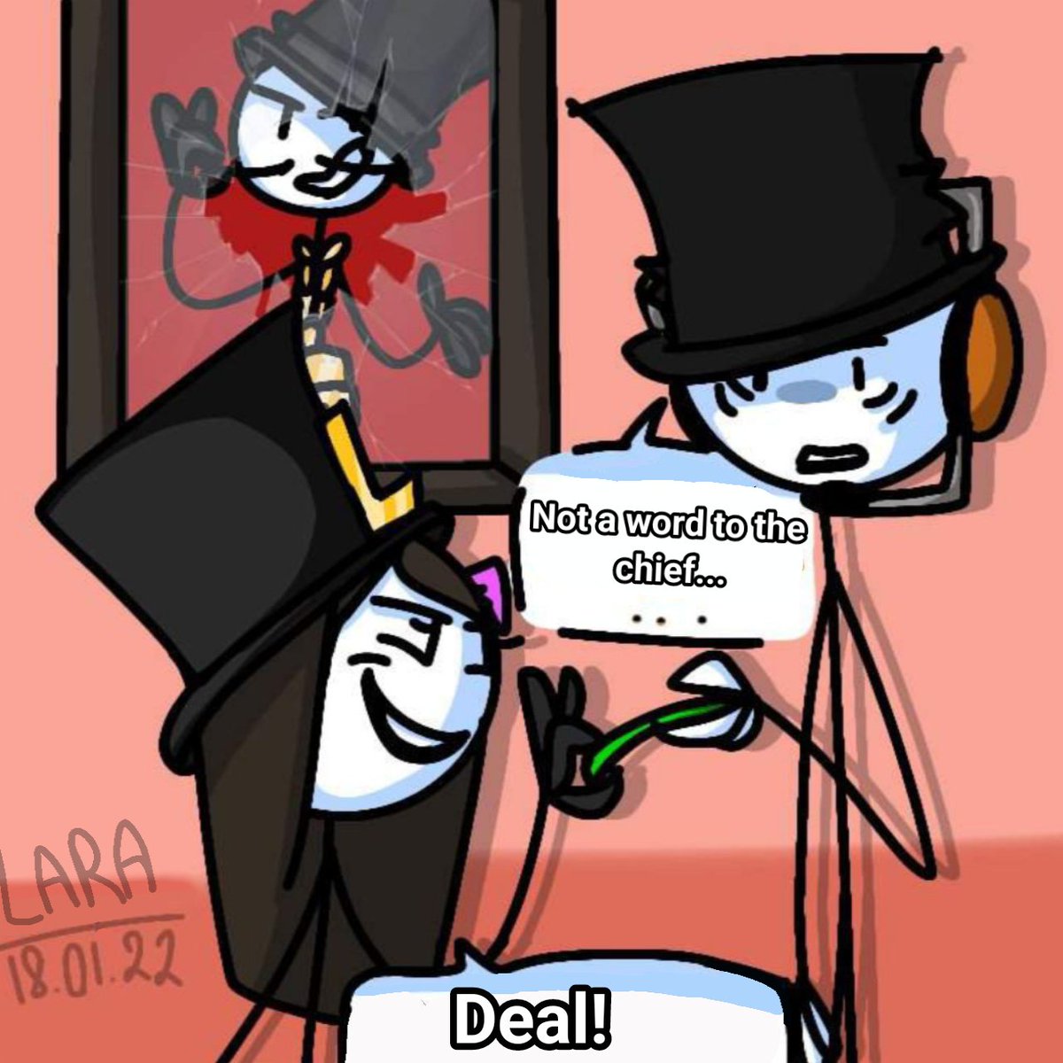 Lara04123's tweet image. redraw :D #HenryStickmin #THSC #Thscoc #OC #BurtCurtis #THSCBurtCurtis #Redraw #Fanart