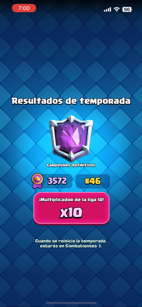 Luego de 9 años jugando por fin logró sacar top 50 del mundo 😭😭😭😭