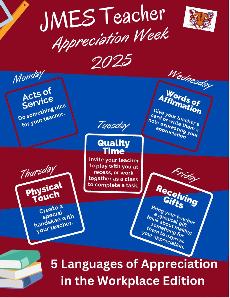 It’s teacher appreciation week at JMES! If you can read this, thank a teacher ❤️ #pgcps
