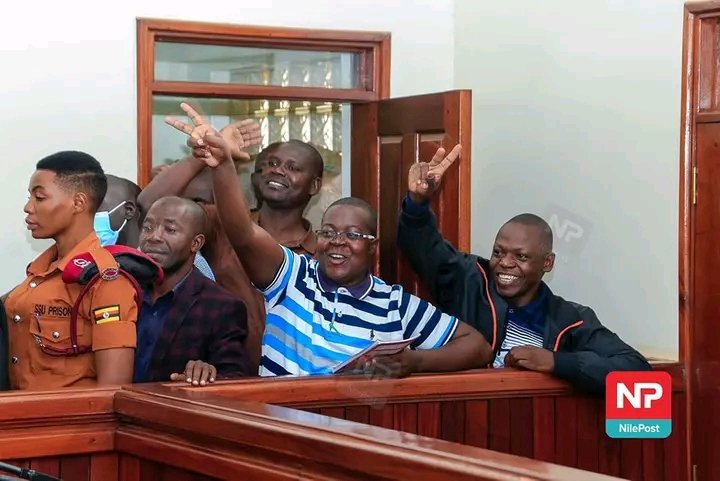 Court has dismissed the case against 36 members of the FDC Katonga, who were arrested in Nairobi, brought back to Uganda, and charged with offences including terrorism and treason. Just has been served at last. This impunity will come to an end!