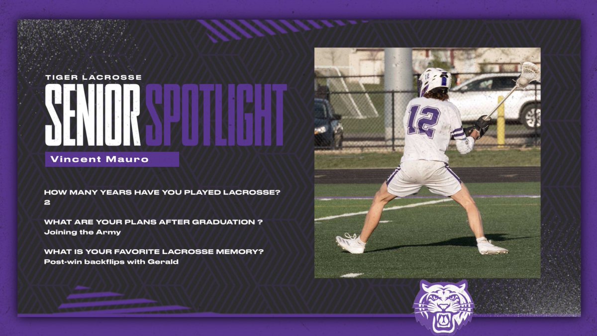SENIOR SPOTLIGHT - Class of 2025

Vincent Mauro
