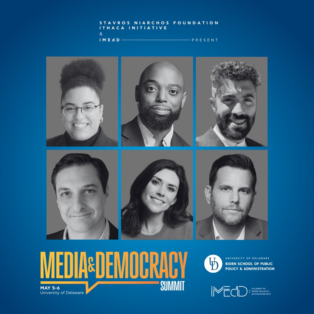 Join us today and tomorrow (May 5-6) for the Media &amp; Democracy Summit at the <a href="/UDelaware/">Univ. of Delaware</a>'s Trabant University Center.

This FREE event includes an incredible slate of speakers, so make sure to sign up and show up!

udel.edu/academics/coll…