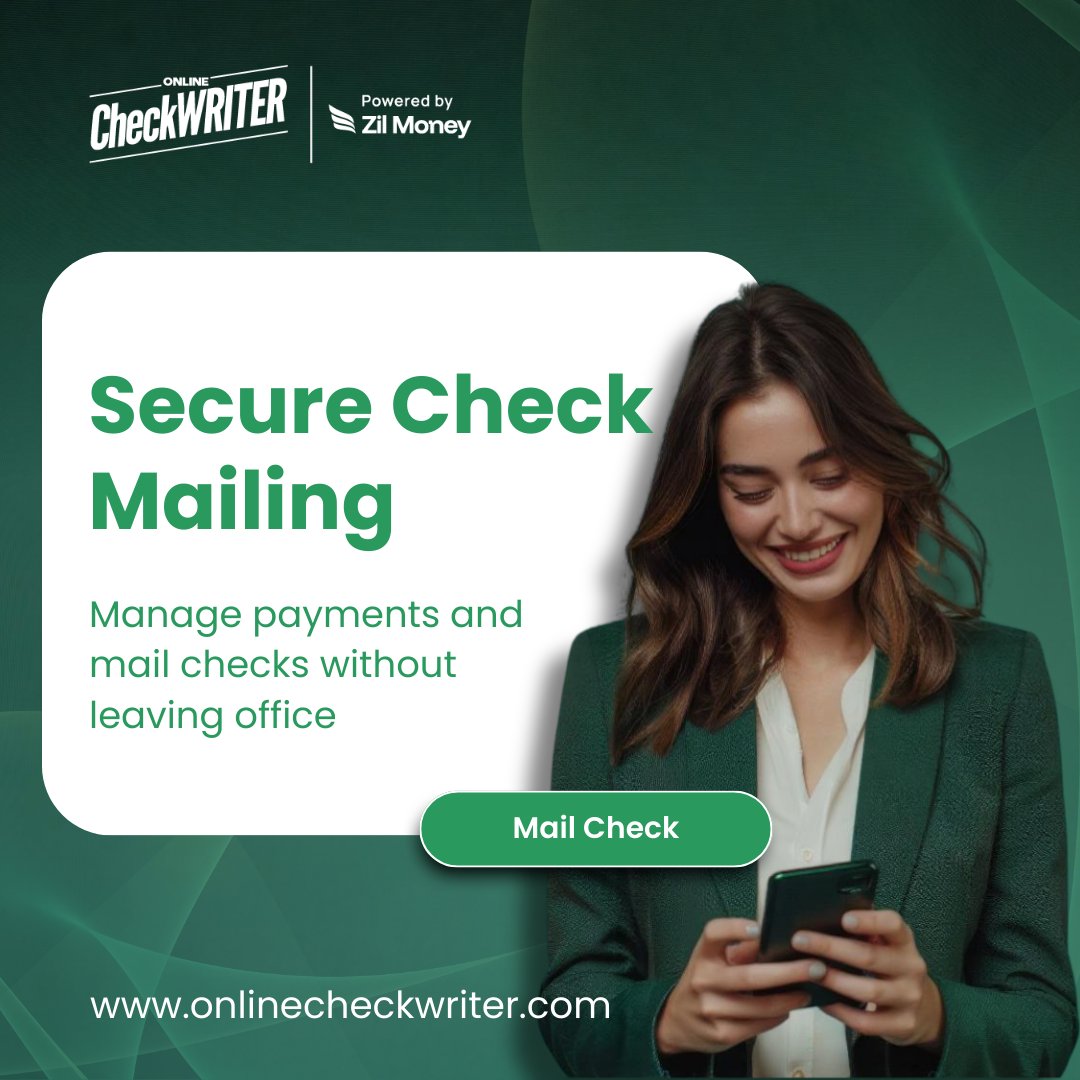 webcheckwriter's tweet image. Want to mail a check online securely? Use OnlineCheckWriter.com – Powered by Zil Money for fast, professional delivery.
Learn more: onlinecheckwriter.com/mail-checks/
Click here for interactive demo: onlinecheckwriter.storylane.io/share/wpinszvw…
#MailChecksOnline #DigitalCheck