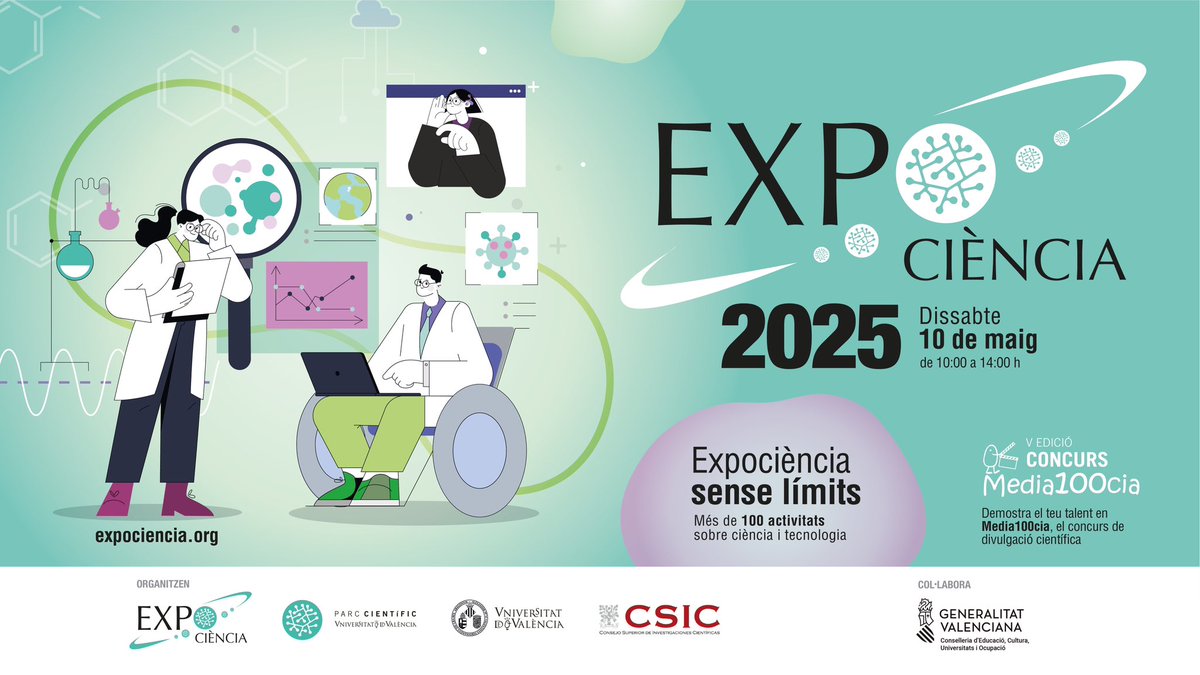 🔬🧪 El Departament de Prehistòria, Arqueologia i Història Antiga participa en la jornada de divulgació de la ciència (EXPOCIÈNCIA 2025) que tindrà lloc el proper dissabte 10 de maig de 10 a 14 hores al <a href="/parccientificuv/">PCUV</a> de la <a href="/UV_EG/">Universitat València</a>