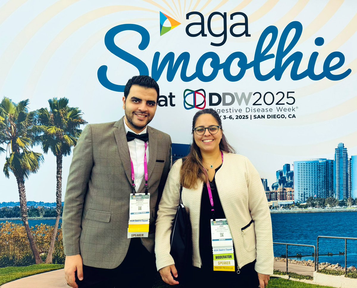 Eldesouki_mo's tweet image. 👉🏼 Can’t let the #DDW2025 go without meeting Dr Hashash @JHashashMD !!
Thank you for your time and support 🙏🙏!!
At #AGAcentral #AGAgastroSquad, Let’s make it Smoothie 🔥🔥
@DDWMeeting @AmerGastroAssn