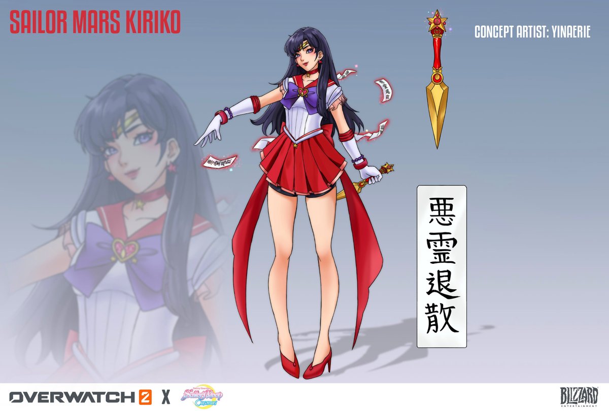 Naeri X 나에리 (@overwatchnaeri) on Twitter photo Overwatch 2 x Sailor Moon Skins Concept Art 🪄
🌟Sailor Moon Mercy
🎀Chibiusa Juno
💖Mars Kiriko
月に代わっておしおきよ!🤟
🎨Artist: <a href="/yinaerie/">yina ✦ COMMS OPEN!</a> Overwatch 2 x Sailor Moon Skins Concept Art 🪄
🌟Sailor Moon Mercy
🎀Chibiusa Juno
💖Mars Kiriko
月に代わっておしおきよ!🤟
🎨Artist: <a href="/yinaerie/">yina ✦ COMMS OPEN!</a>