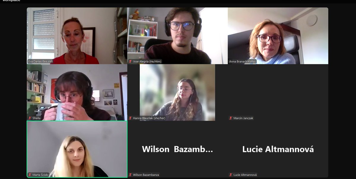 NTranscanadian's tweet image. Our PI @EBeautell delivered a wonderful lecture titled "Everything Will Be: The Liquid City in Canada's Literature and Film" as part of the ICCS Seminar Series in Canadian Studies. Great job Eva!🤗