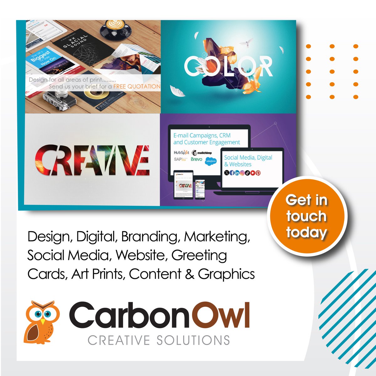 CarbonOwl's tweet image. Looking for a design partner who gets it and gets you?
Branding, web, marketing &amp;amp; more — done with care. Get in touch today.

🦉 carbonowl.co.uk
#DesignWithPurpose #CarbonOwl