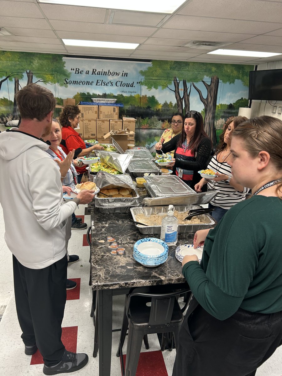 Thank you PTO for the IHOP breakfast and thank you Texas Roadhouse for our lunch salad and rolls!  Teacher Appreciation Week is off to a GREAT start!  <a href="/texasroadhouse/">Texas Roadhouse</a>