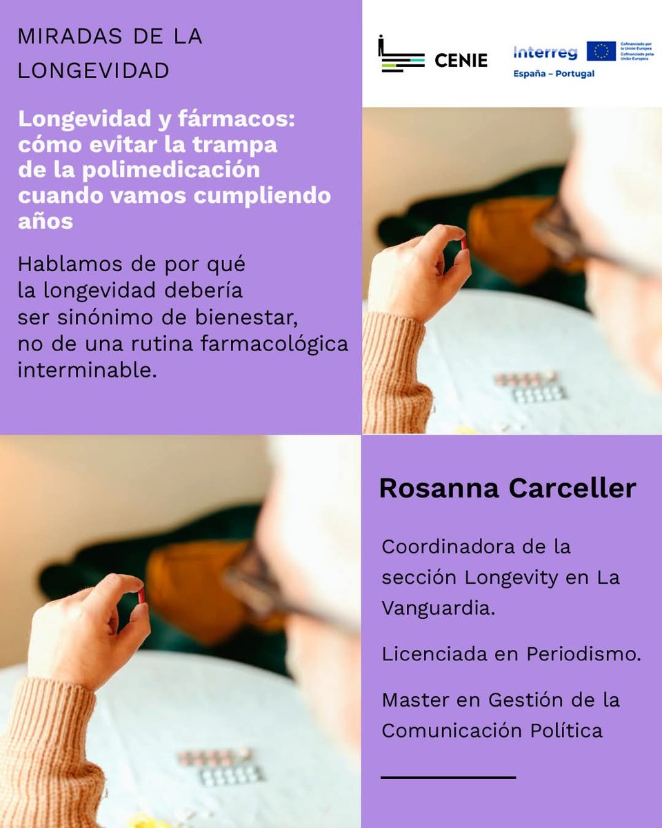 🛑 ¿Más años, más pastillas? 

Cada mañana, Francisco, 78 años, enfrenta su ritual: una mesa llena de medicamentos. Como él, miles de mayores toman múltiples fármacos sin cuestionar su necesidad.  

💊 La polimedicación puede provocar efectos adversos, dependencia y pérdida de