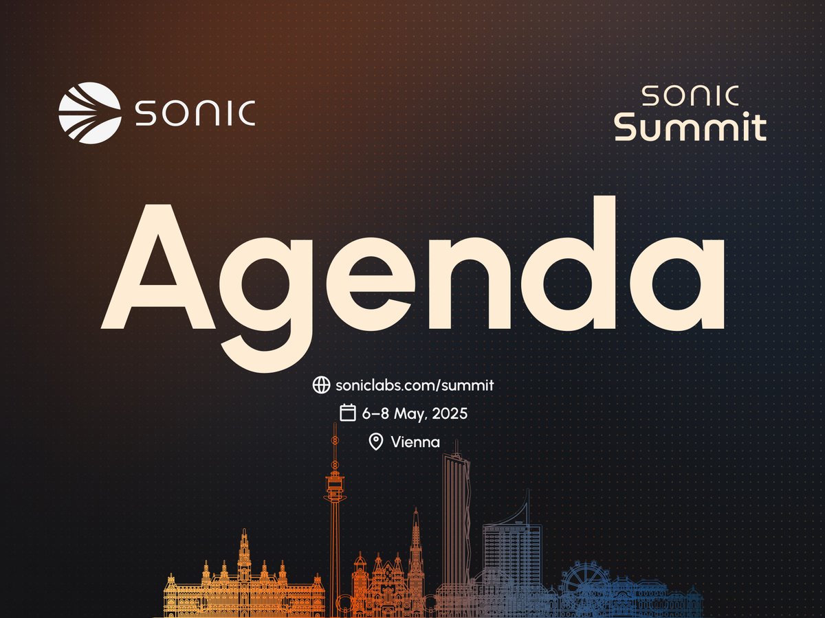 The agenda for Summit is here.

📋 soniclabs.com/summitagenda