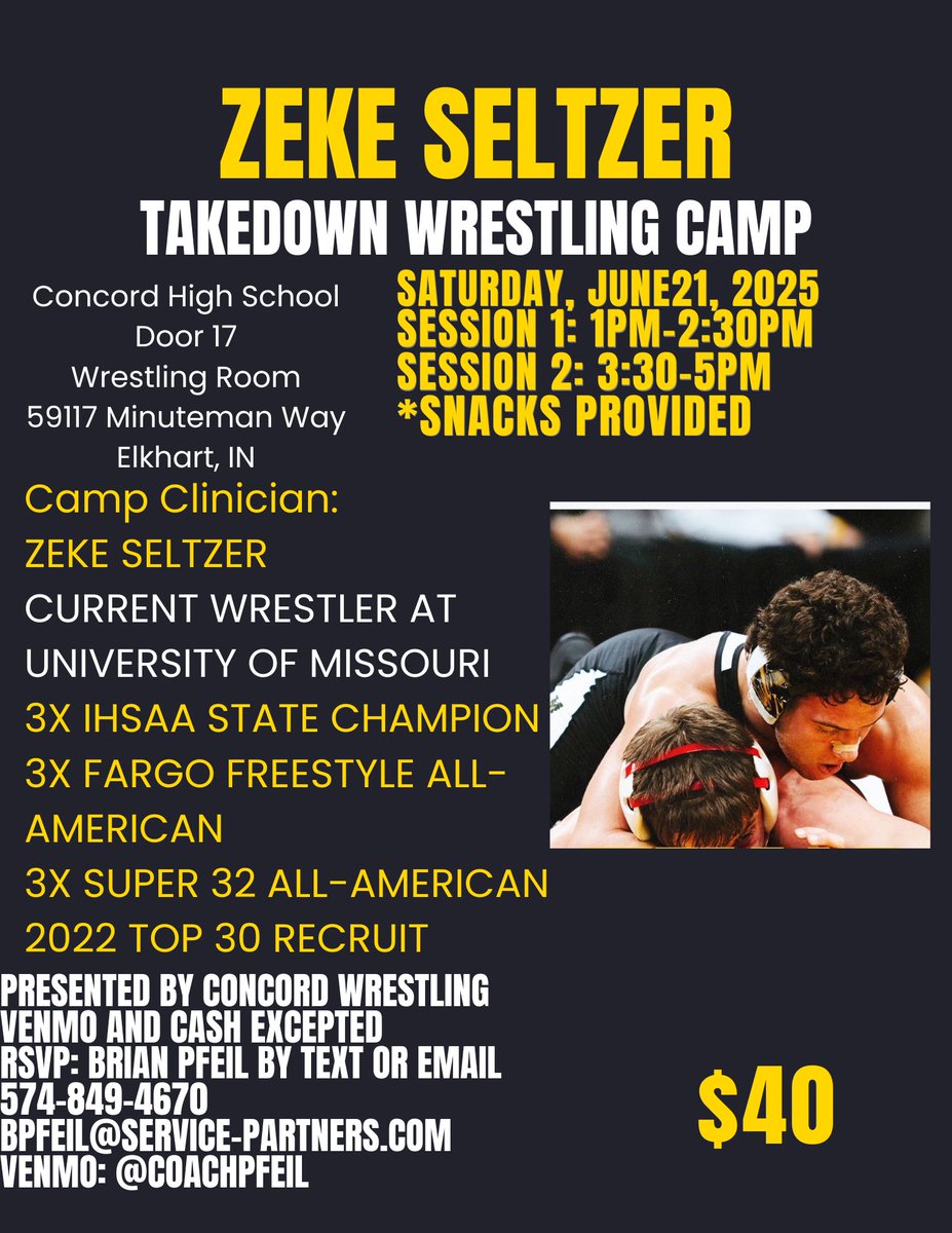 Northern Indiana come learn how to take people down!