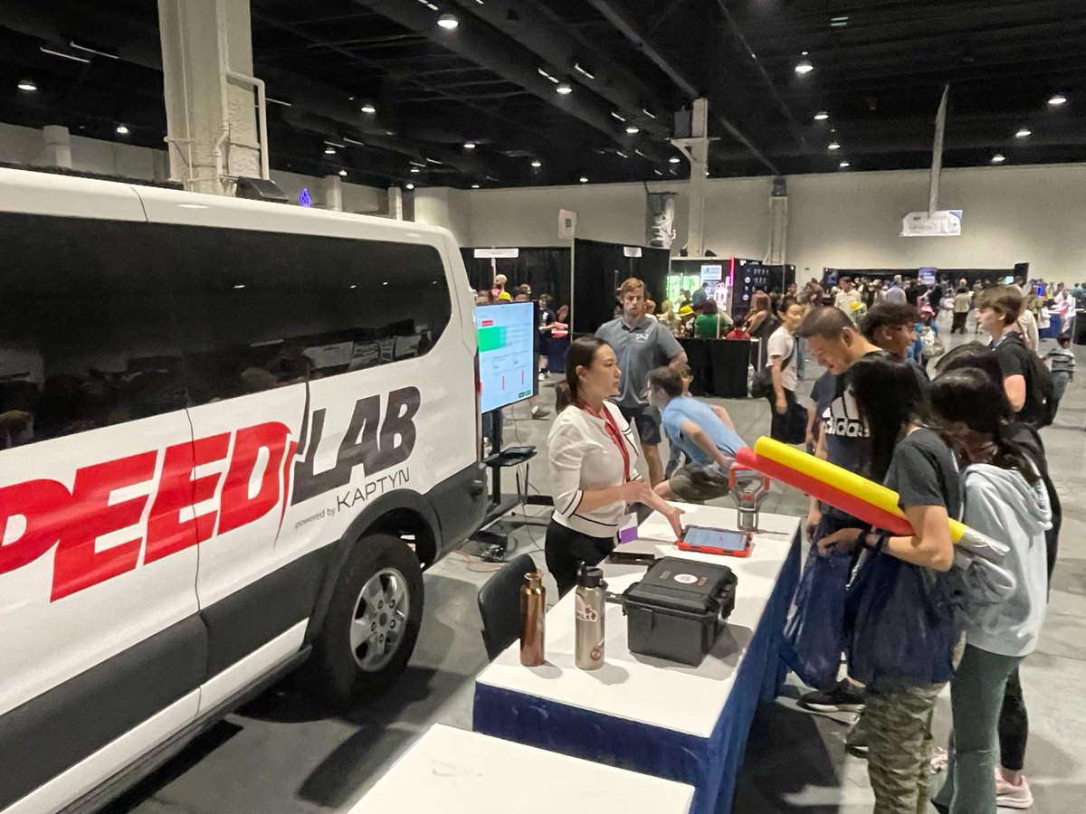 UNLVSportsInnov's tweet photo. 🔬🚀 The SPEED Lab team had an amazing time at the Las Vegas Science & Technology Expo this weekend at the World Market Center! We showcased the science of sport performance with hands-on tech, cutting-edge demos, and interactive fun for all ages. 🧠⚡️🏃‍♂️ Thanks to everyone who stopped by!