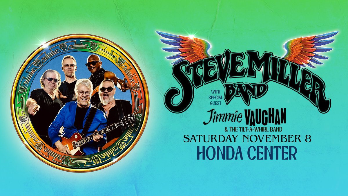 Calling all Space Cowboys! 📣 <a href="/SMBofficial/">Steve Miller Band</a> lands at Honda Center on November 8!

🎸 Presale starts May 7 at 10 AM [CODE: ENCORE]
🦅 Tickets on sale May 9 at 10 AM via Ticketmaster
🎟️: bit.ly/43gnsQk