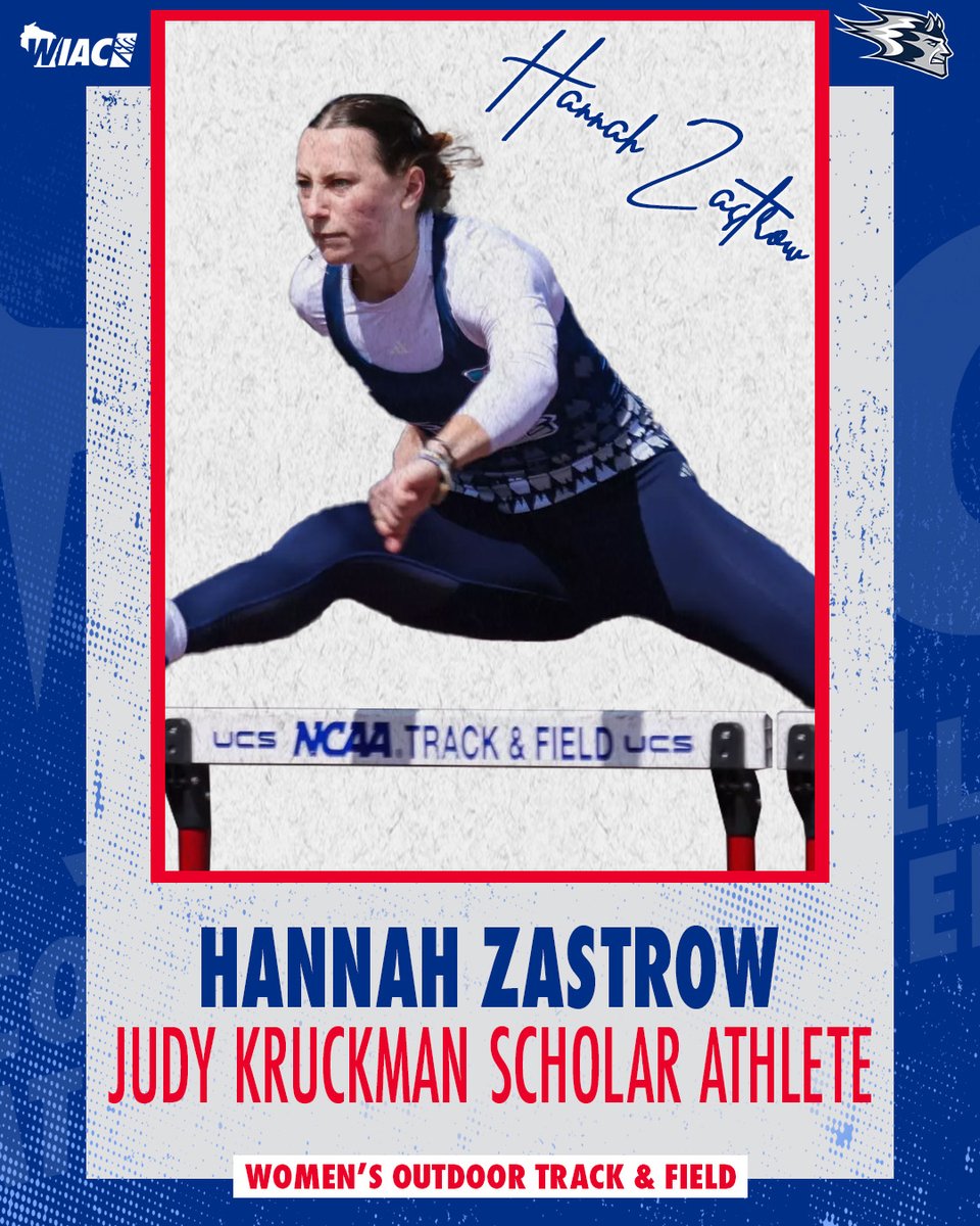 WIAC (@wiacsports) on Twitter photo #WIACTF | <a href="/stoutbluedevils/">UW-Stout Athletics</a> Hannah Zastrow Named Judy Kruckman Women's Outdoor Track & Field Scholar Athlete! Visit bit.ly/4lXDeHr to access the full story.
#ExcellenceInAction
#d3tf #WIACTF | <a href="/stoutbluedevils/">UW-Stout Athletics</a> Hannah Zastrow Named Judy Kruckman Women's Outdoor Track & Field Scholar Athlete! Visit bit.ly/4lXDeHr to access the full story.
#ExcellenceInAction
#d3tf
