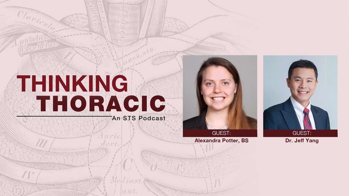 The Society of Thoracic Surgeons (@sts_ctsurgery) on Twitter photo In this episode of #thinkingthoracic, Dr. <a href="/ChiFuJeffYang/">Jeff Yang MD FACS</a> & <a href="/alexandra_p_24/">Alexandra Potter</a> (<a href="/MGHSurgery/">Mass General Surgery</a>) discuss how current lung cancer screening guidelines miss nearly half of diagnosed patients—and how updates could expand access for women, minorities & former smokers. ow.ly/HSZg50VKAUV In this episode of #thinkingthoracic, Dr. <a href="/ChiFuJeffYang/">Jeff Yang MD FACS</a> & <a href="/alexandra_p_24/">Alexandra Potter</a> (<a href="/MGHSurgery/">Mass General Surgery</a>) discuss how current lung cancer screening guidelines miss nearly half of diagnosed patients—and how updates could expand access for women, minorities & former smokers. ow.ly/HSZg50VKAUV
